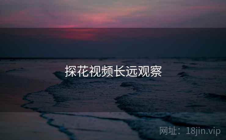 探花视频长远观察