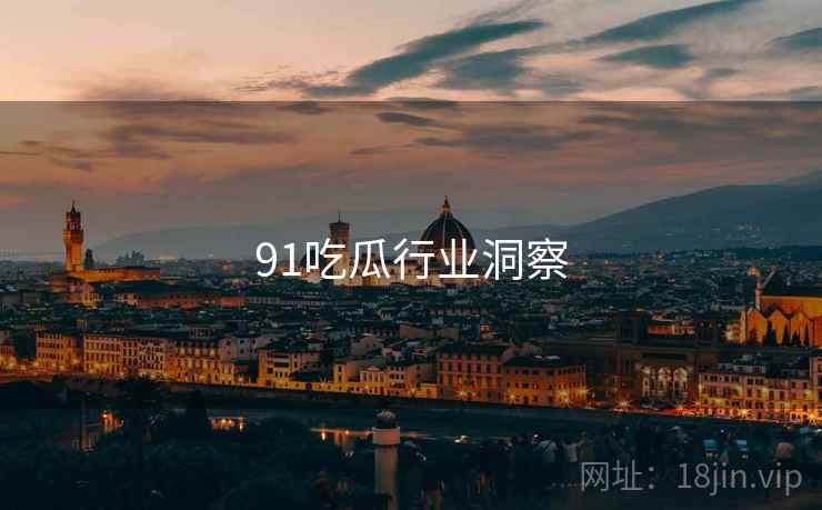 91吃瓜行业洞察