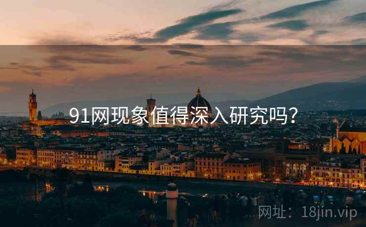 91网现象值得深入研究吗？