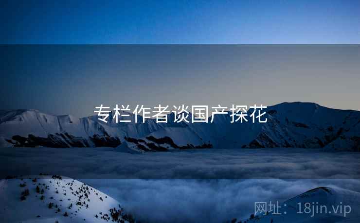 专栏作者谈国产探花