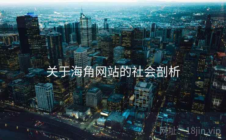 关于海角网站的社会剖析