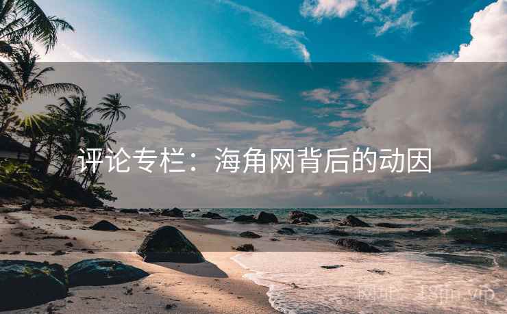 评论专栏：海角网背后的动因