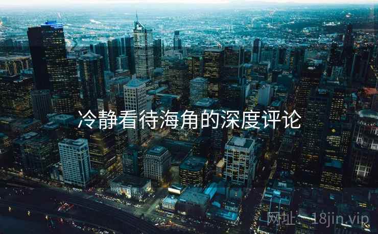 冷静看待海角的深度评论