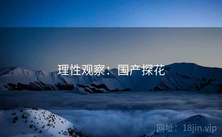 理性观察：国产探花
